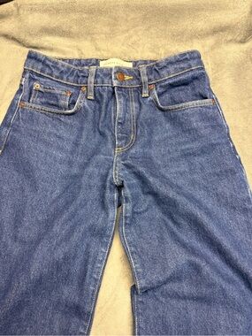 Denim Forum Farah High Rise Wide Leg Jeans - 25